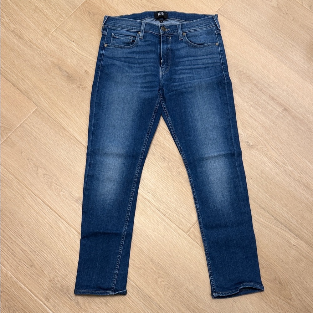 Paige Men's Deep Blue Slim Jeans